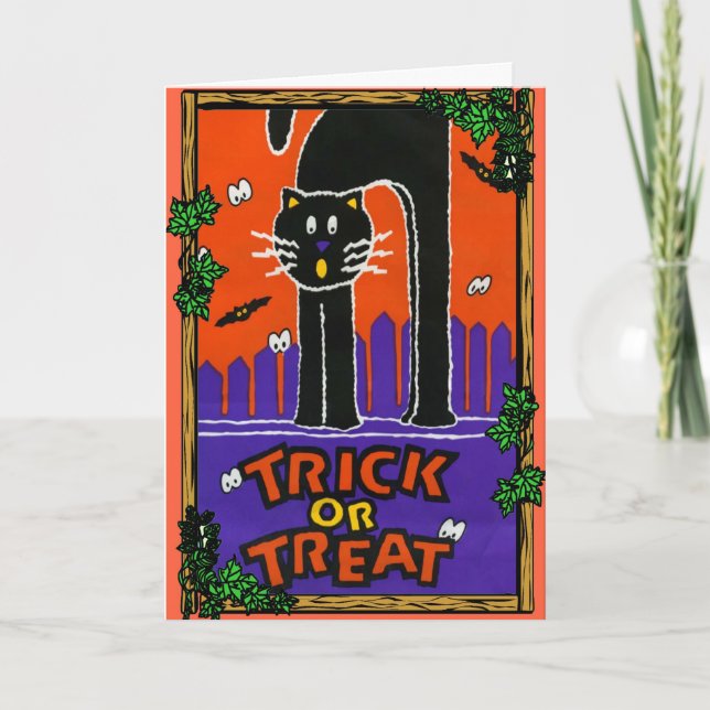 Halloween greetings card (Front)