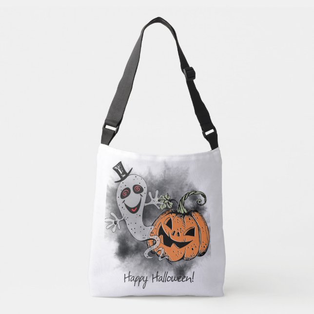 Halloween Greetings Crossbody Bag (Front)