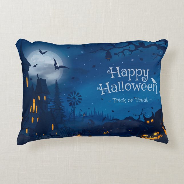 Halloween Greetings Decorative Cushion (Front)