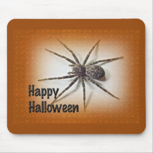 Halloween Greetings - Dolomedes tenebrosus Spider Mouse Mat