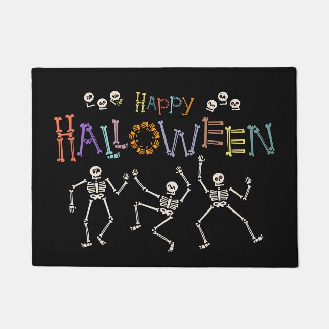 Halloween Greetings Doormat (Front)