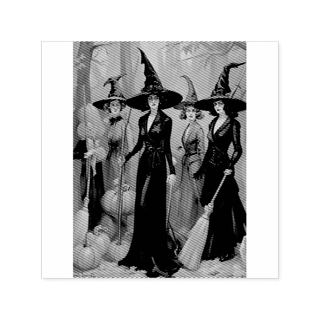 Halloween Greetings from Your Local Witches Coven  Self-inking Stamp (Design)