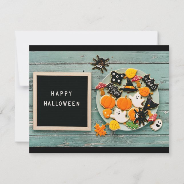 Halloween Greetings Invitation (Front)