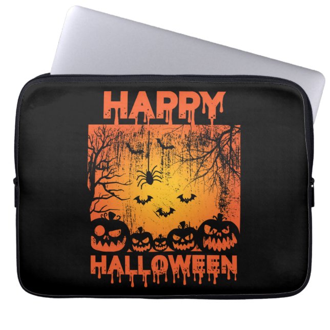 Halloween Greetings Laptop Sleeve (Front)
