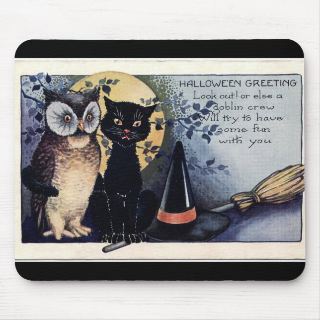 Halloween Greetings! Mouse Mat (Front)