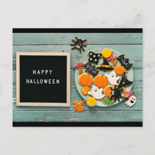 Halloween Greetings Postcard