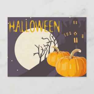 Halloween Greetings Postcard