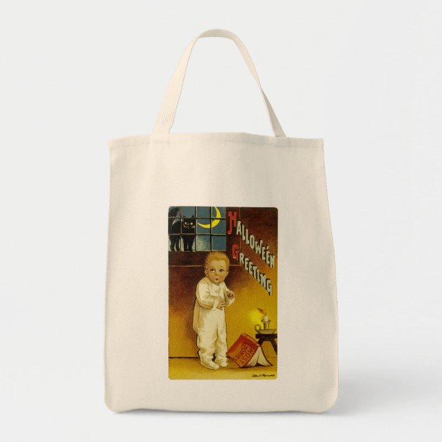 Halloween Greetings Tote Bag (Front)