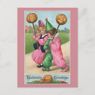 Halloween Greetings! Vintage Postcard