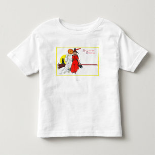 Halloween Greetings Witch Toddler T-Shirt