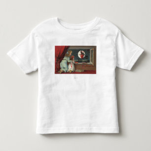 Halloween GreetingWitch from the Window Toddler T-Shirt