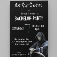 Halloween Grim Reaper Bachelor Party