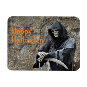 Halloween Grim Reaper Customisable Magnet