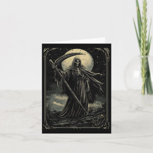Halloween Grim Reaper Gothic Goth  Card