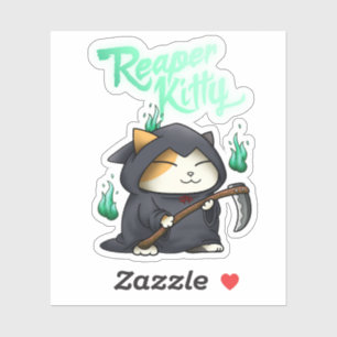 Halloween Grim Reaper Kitty
