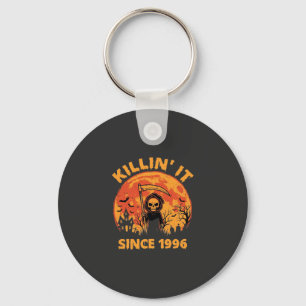Halloween Grim Reaper Since 1996 Birthday Design_1 Key Ring