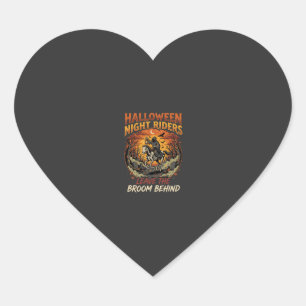 Halloween Grim Rider Escape Heart Sticker