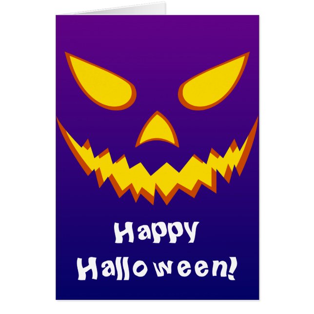 Halloween Grinning Face Jack o Lantern Pumpkin (Front)