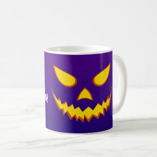 Halloween Grinning Face Jack o Lantern Pumpkin Coffee Mug
