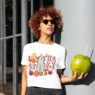 HALLOWEEN GROOVY LET THE SPOOKY OUT GHOST T-Shirt