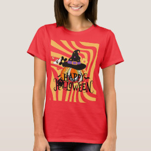 Halloween Groovy Retro T-Shirt