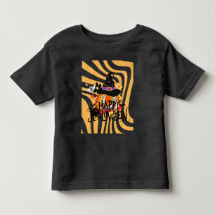 Halloween Groovy Retro Toddler T-Shirt
