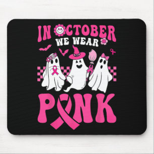 Halloween Groovy Wear Pink Breast Cancer Warrior C Mouse Mat