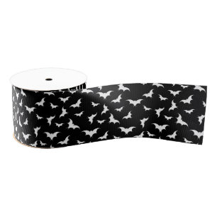 Halloween Grosgrain Ribbon-Bats Grosgrain Ribbon