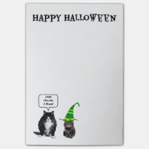 Halloween Grumpy Cat / Cut Kitten Post-It-Notes