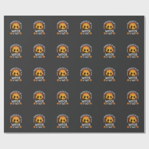 Halloween Hairdresser by Day Witch by Night Wrapping Paper
