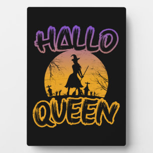 Halloween Halloqueen    Plaque