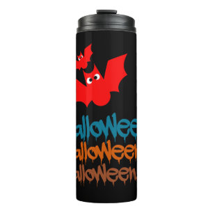Halloween Halloween Bats! Thermal Tumbler