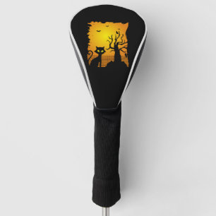 Halloween Halloween, Cat Happy Halloween Golf Head Cover