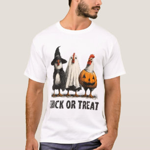 Halloween Halloween Chicken Chick Or Treat T-Shirt