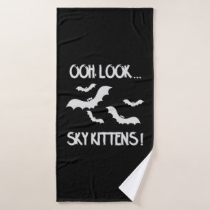 Halloween Halloween Costume Bat Bloodsucker Bath Towel