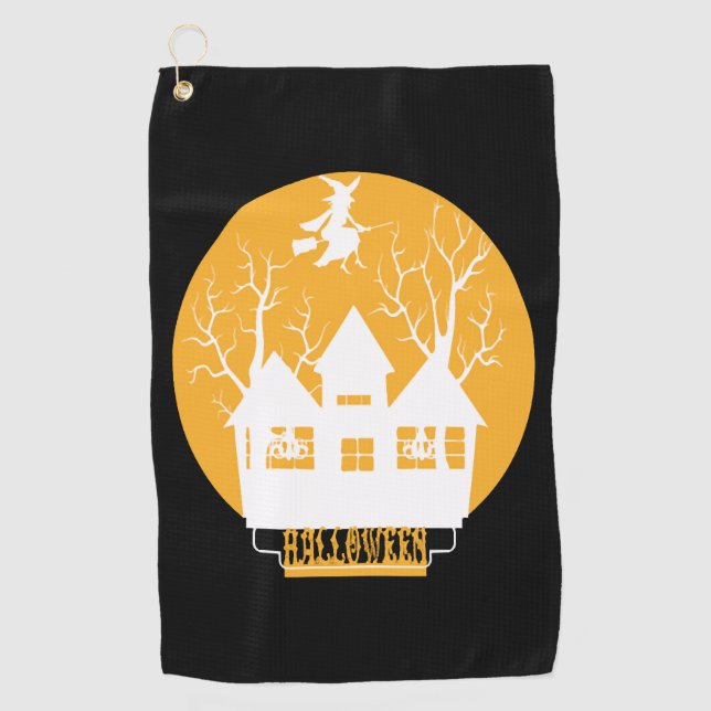Halloween Halloween Halloween     Golf Towel (Front)