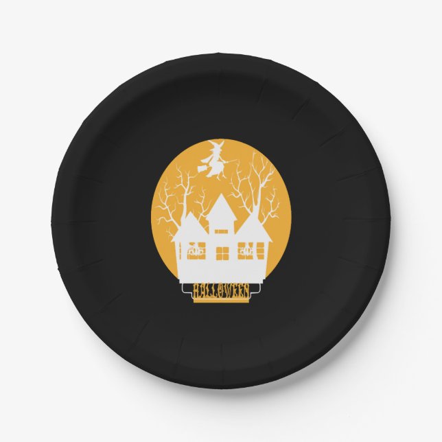 Halloween Halloween Halloween     Paper Plate (Front)