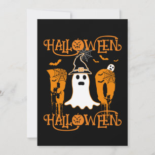 HALLOWEEN HALLOWEEN SCARY BOO INVITATION