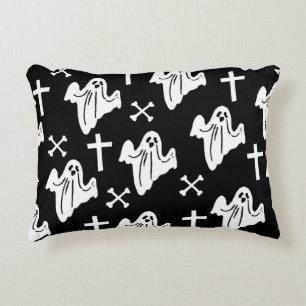 Halloween Hand Drawn Pattern Background Decorative Cushion