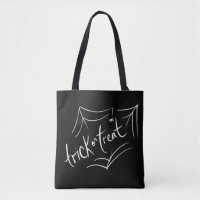 Halloween Hand Drawn Trick or Treat Black