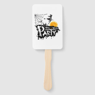Halloween hand fan