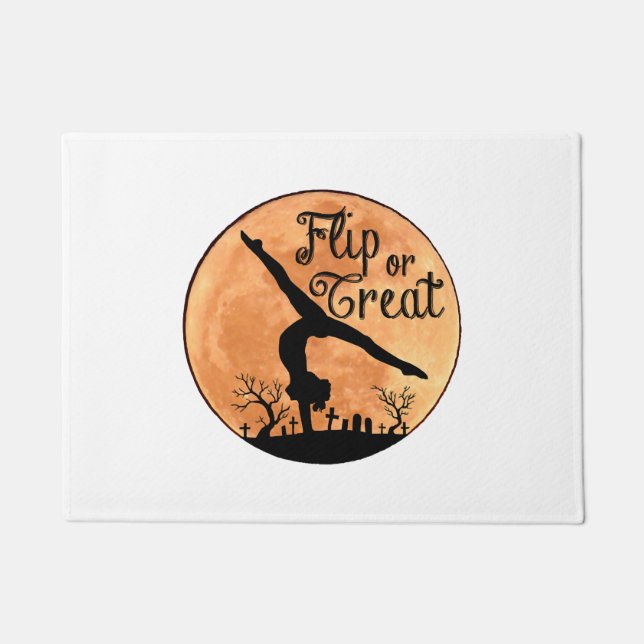 Halloween Handstands Doormat (Front)