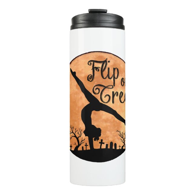 Halloween Handstands Thermal Tumbler (Front)