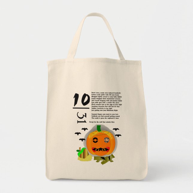 Halloween Hangover Tote Bag (Front)