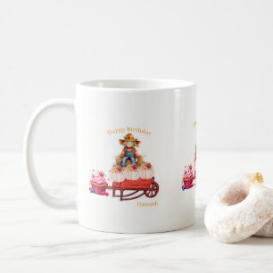 Halloween Happy Birthday Scarecrow Mug