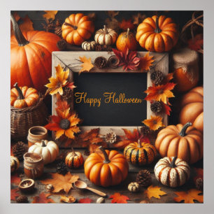 Halloween Happy Frame Poster