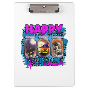 Halloween Happy Halloween Birthday Clipboard