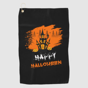 Halloween Happy Halloween Birthday Golf Towel