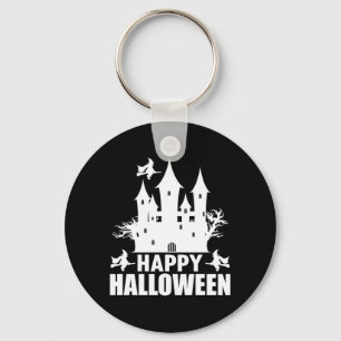 Halloween Happy Halloween Birthday Key Ring