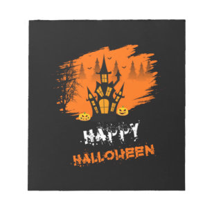 Halloween Happy Halloween Birthday Notepad